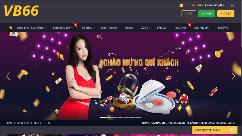 Các Trò Chơi Nổi Bật Tại Casino VB66